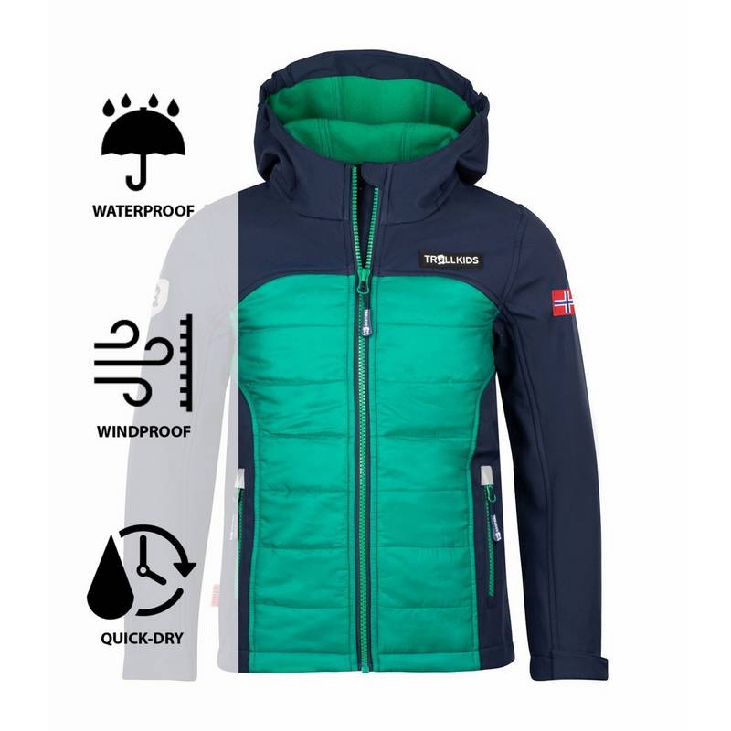 Trollkids Lysefjord Softshelljacke Kinder