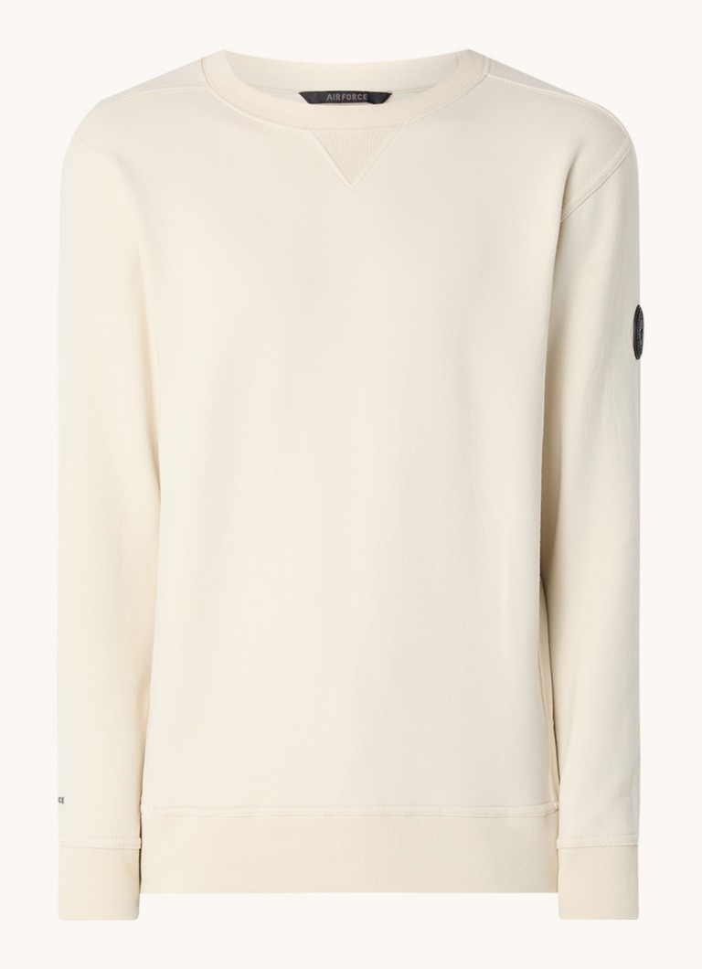 Hanorac din bumbac organic cu logo Air Force