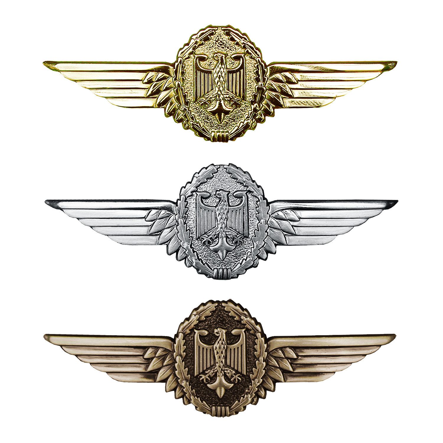 Tätigkeitsabzeichen Metall Militärflugzeugführer