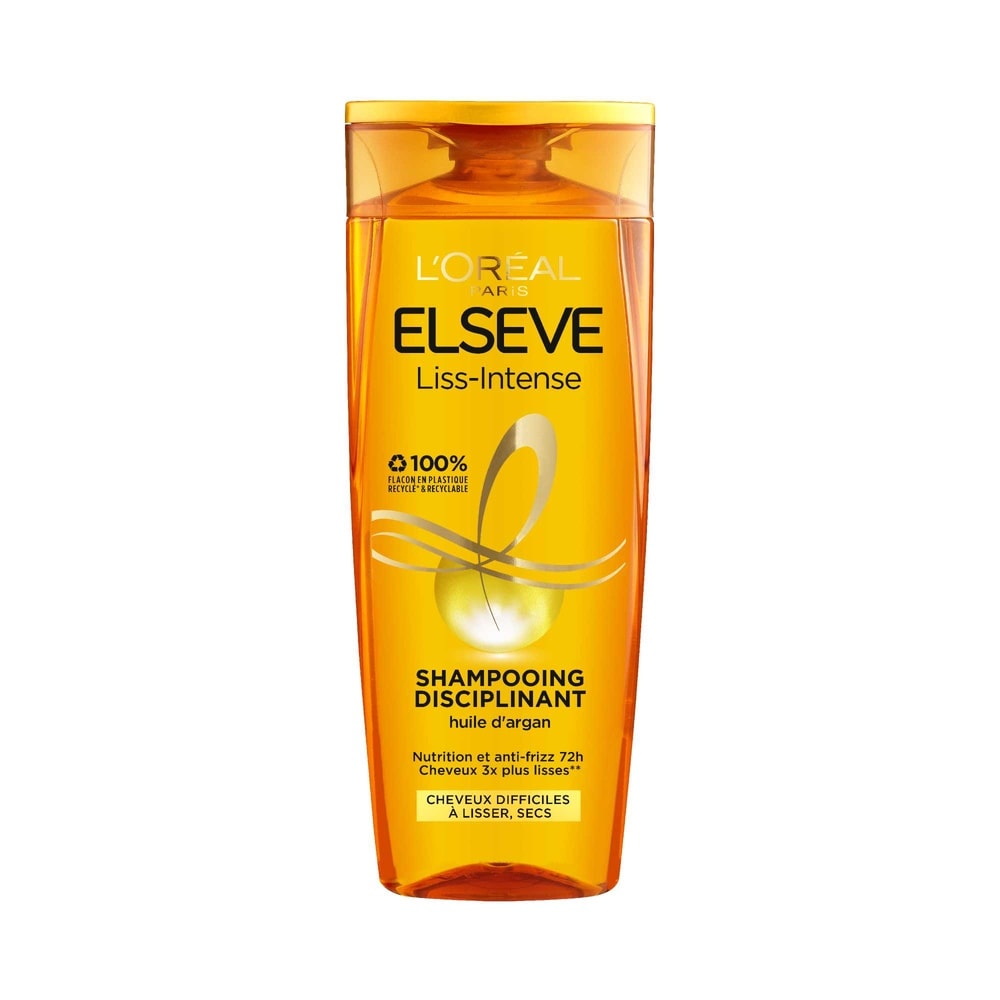 L'Oréal Paris Elseve Liss-Intense Shampoing lissant disciplinant enrichi en huile d'argan