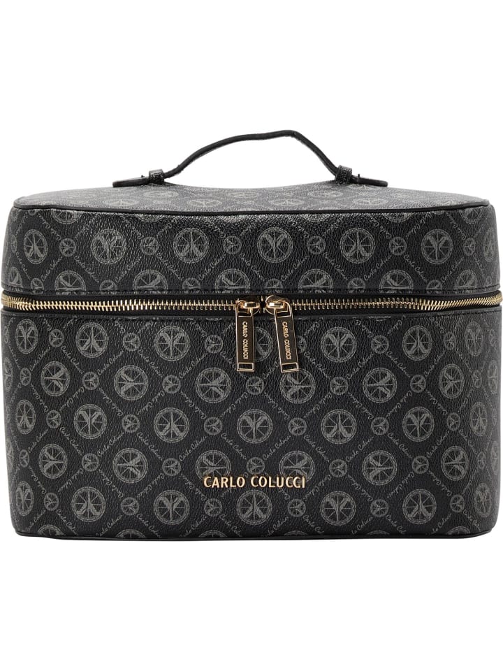 Carlo Colucci Kosmetiktasche Craighero in Schwarz günstig kaufen onesize