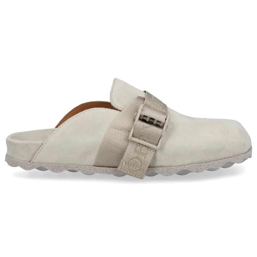Proenza Schouler - Hausschuhe OWIJ020S Veloursleder - beige