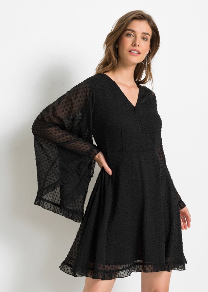 Kleid mit weiten Ärmeln