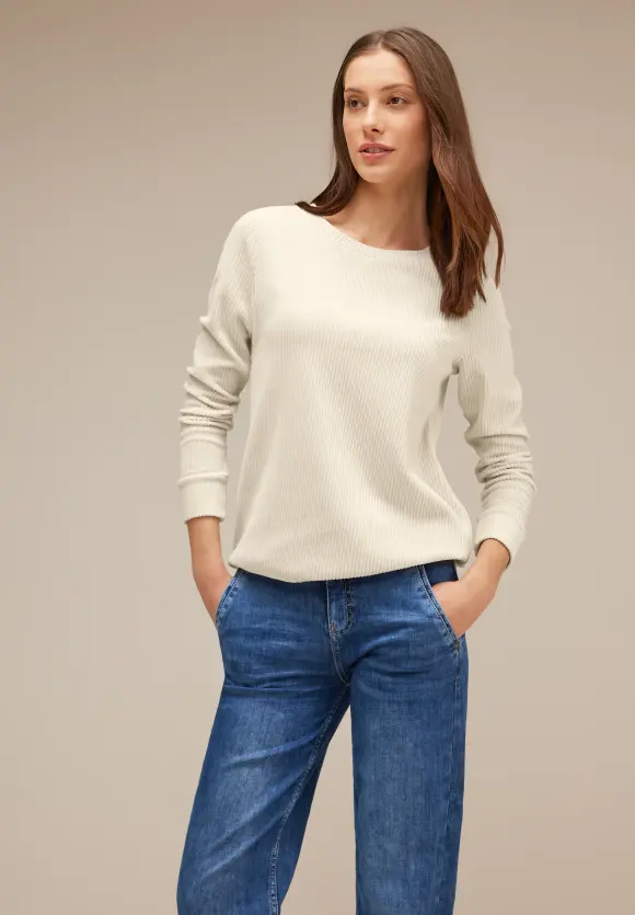 Street One Cord Langarmshirt