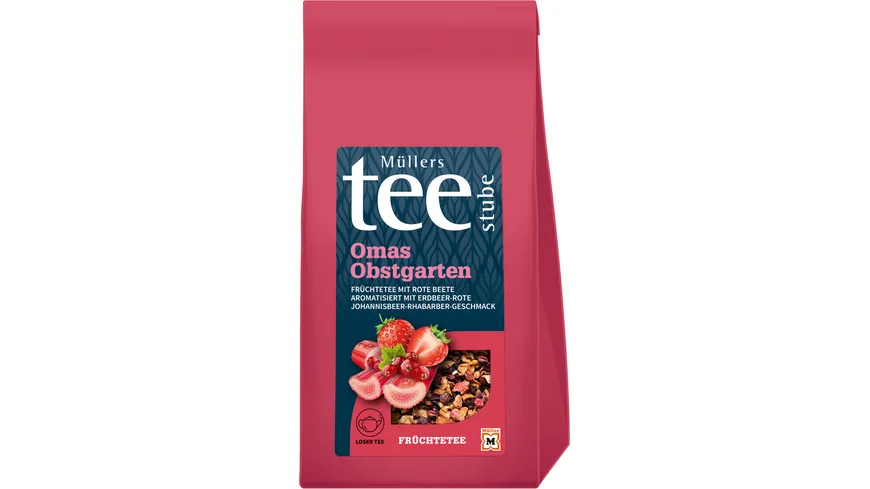 Müllers Teestube Früchtetee Lose Omas Obstgarten 200 g