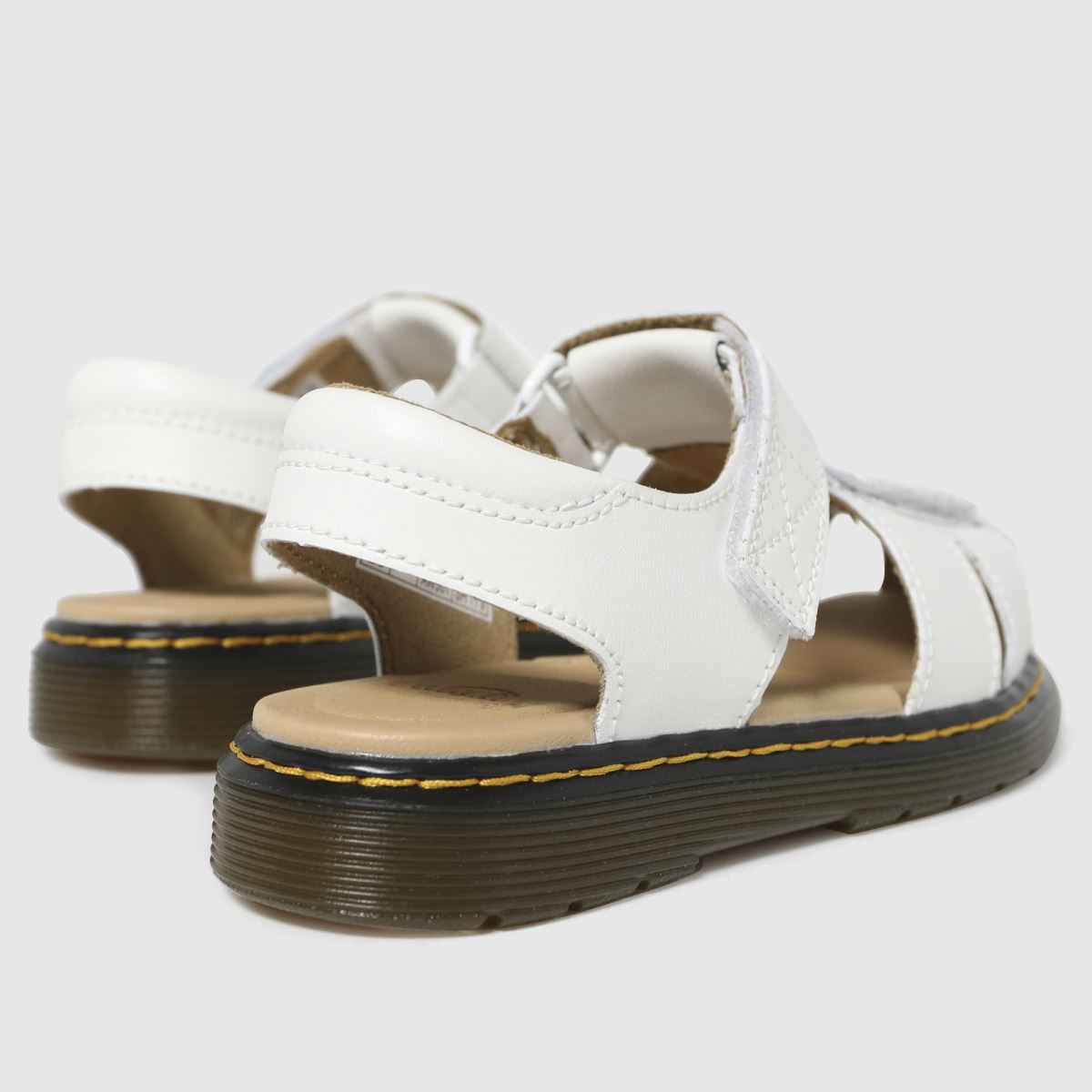 Bílé dětské sandály Dr. Martens Moby II