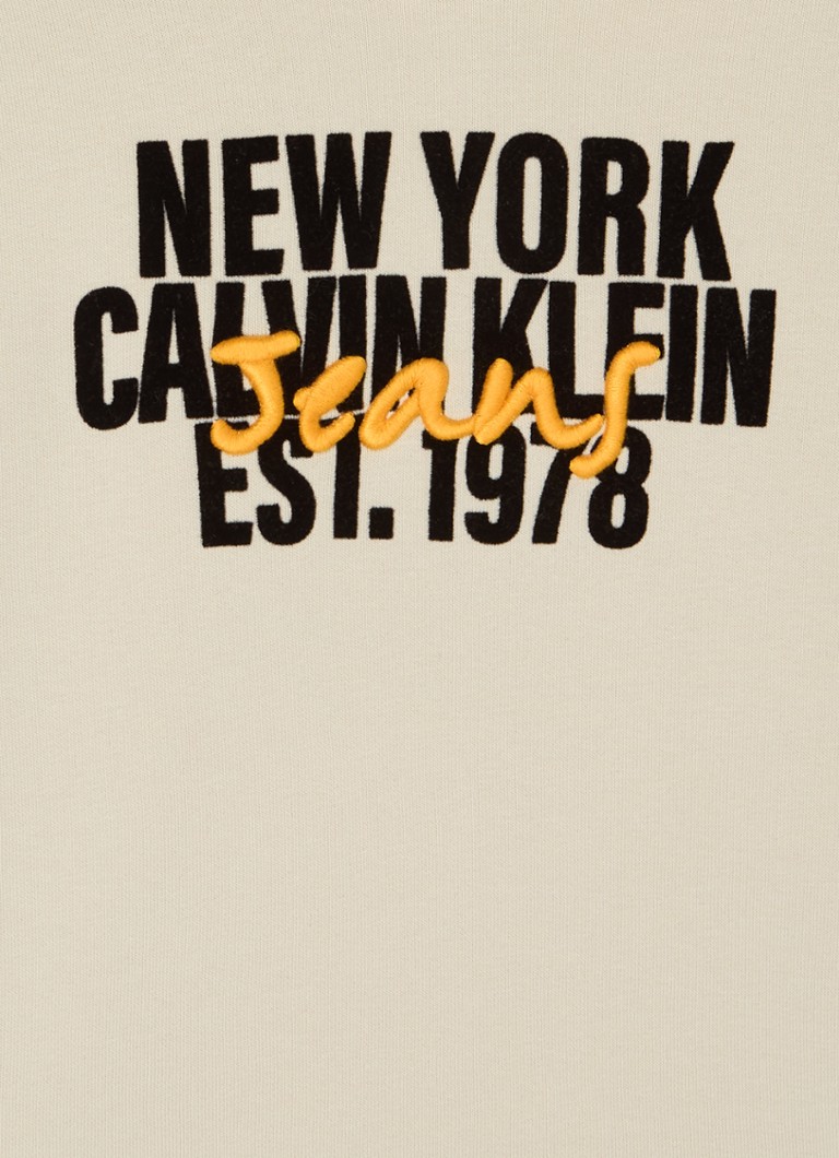 Mikina s kapucí Calvin Klein s potiskem loga
