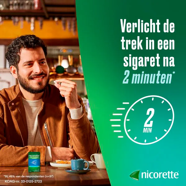 Nicorette Nikotin-Lutschtabletten Freshmint 4 mg, zuckerfrei – 2 x 40 Stück