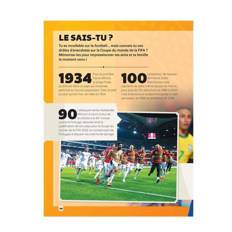 Livre Coupe du Monde Fifa Qatar 2022, guide officiel du supporter - Larousse Jeunesse