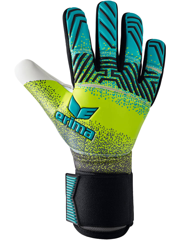 erima Flex Rd Robusto Torwarthandschuhe in petrol/lime/schwarz günstig kaufen