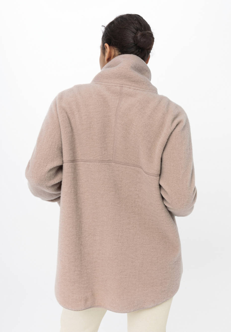 Wollfleece Jacke aus reiner Bio-Merinowolle