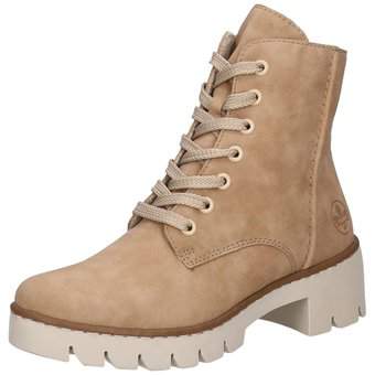 Rieker Schnürstiefelette in beige