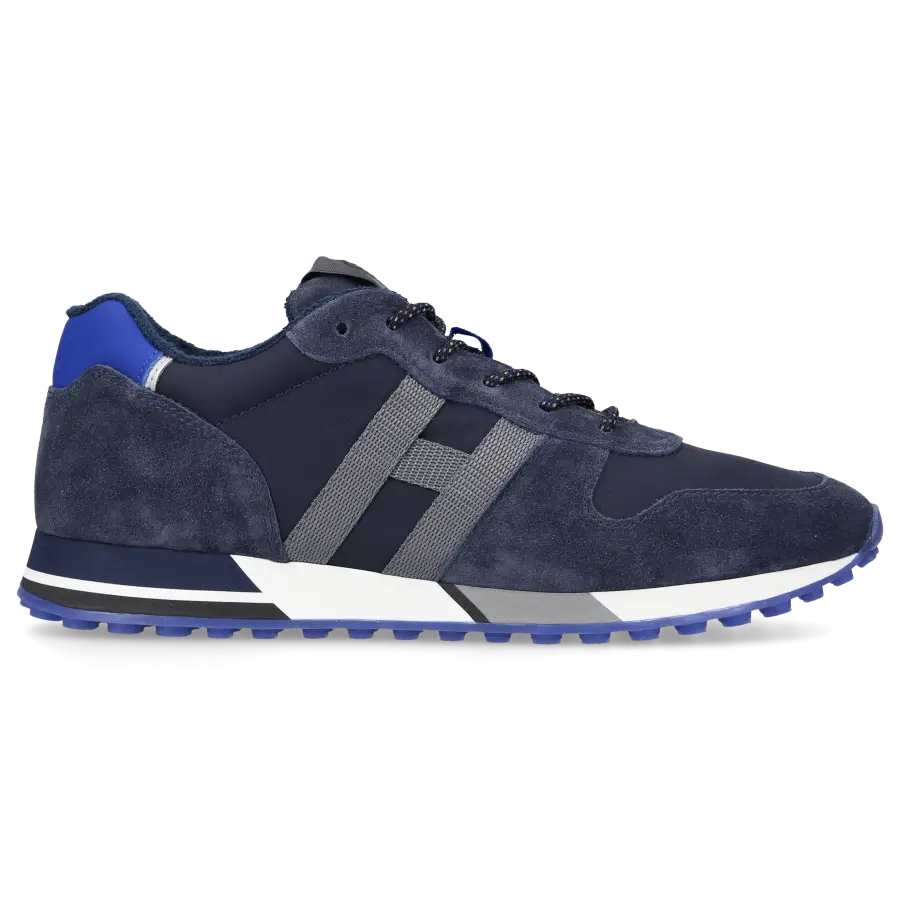 Hogan - Sneaker low H383 Veloursleder - blau