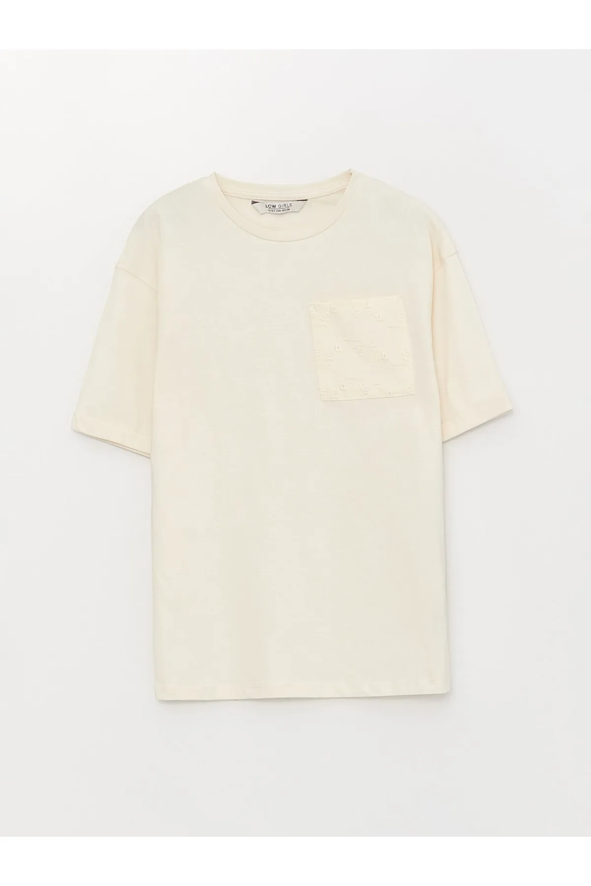 LC Waikiki  Basic-Kurzarm-T-Shirt für Mädchen mit Rundhalsausschnitt