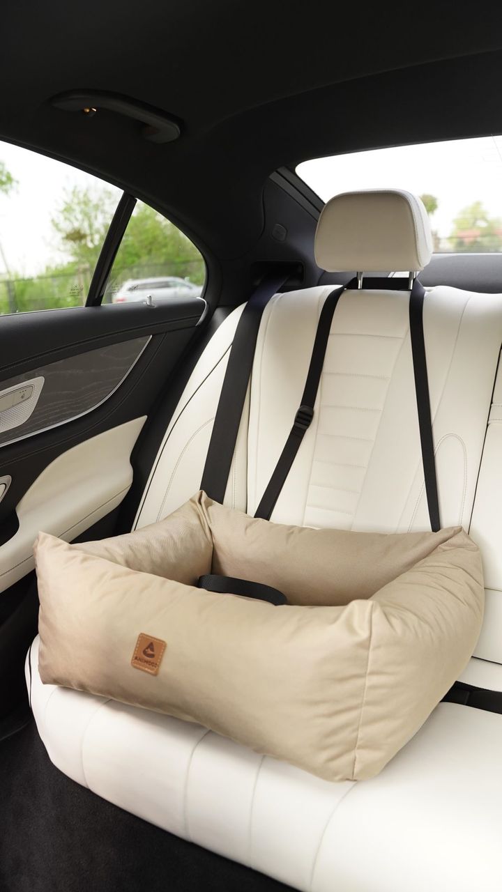 Animood Hundeautositz Julian cappucino S