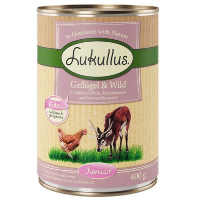 6 x 400 g Lukullus Naturkost Junior Probierpakete