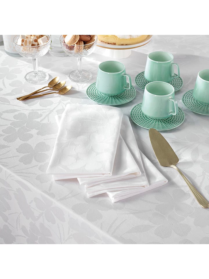 Brandt 4er-Set: Servietten in Weiß - (L)50 x (B)50 cm günstig kaufen onesize