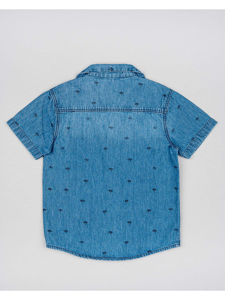LOSAN Jeans-Hemd in Blau günstig kaufen