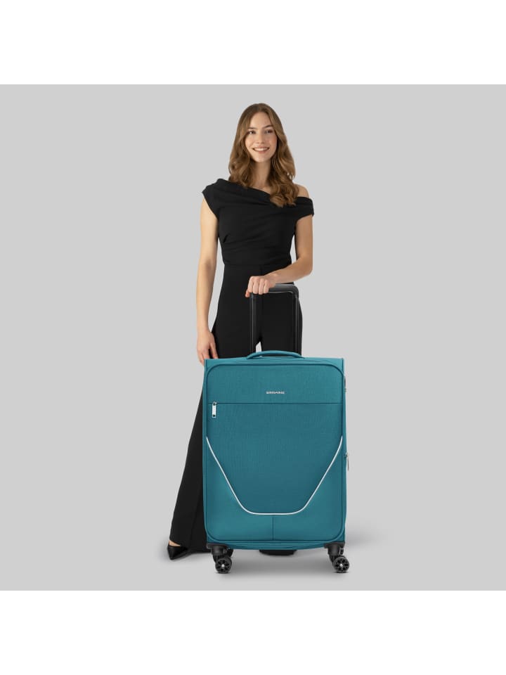 Stratic taska 4-Rollen Trolley M 65 cm mit Dehnfalte in ocean blue günstig kaufen onesize