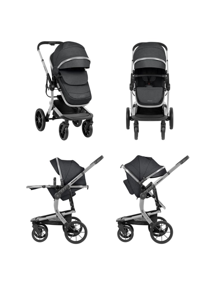 Kikkaboo Kombikinderwagen Irene 3 in 1 in grau günstig kaufen onesize