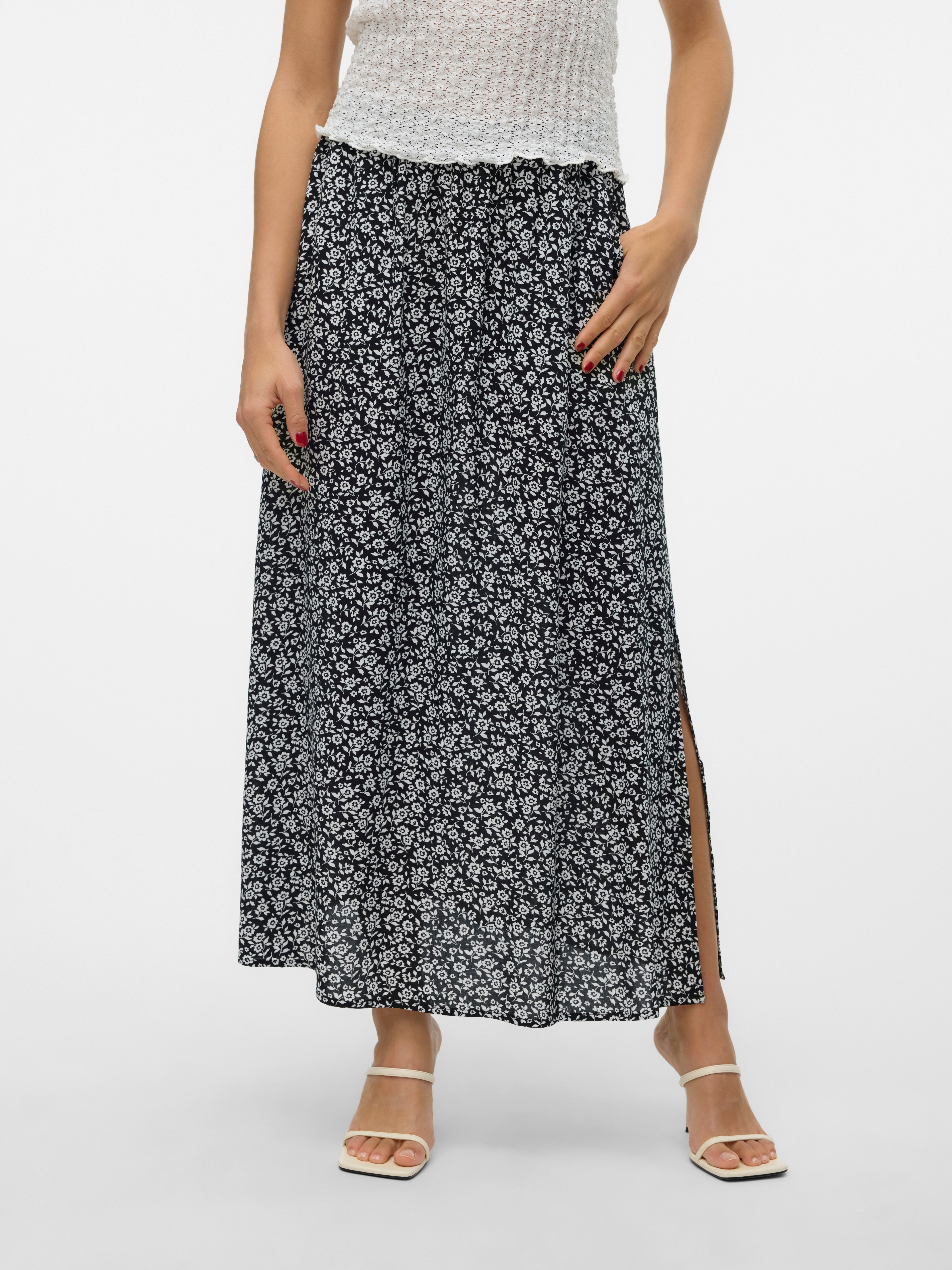 VMEASY Hohe Taille Langer Rock