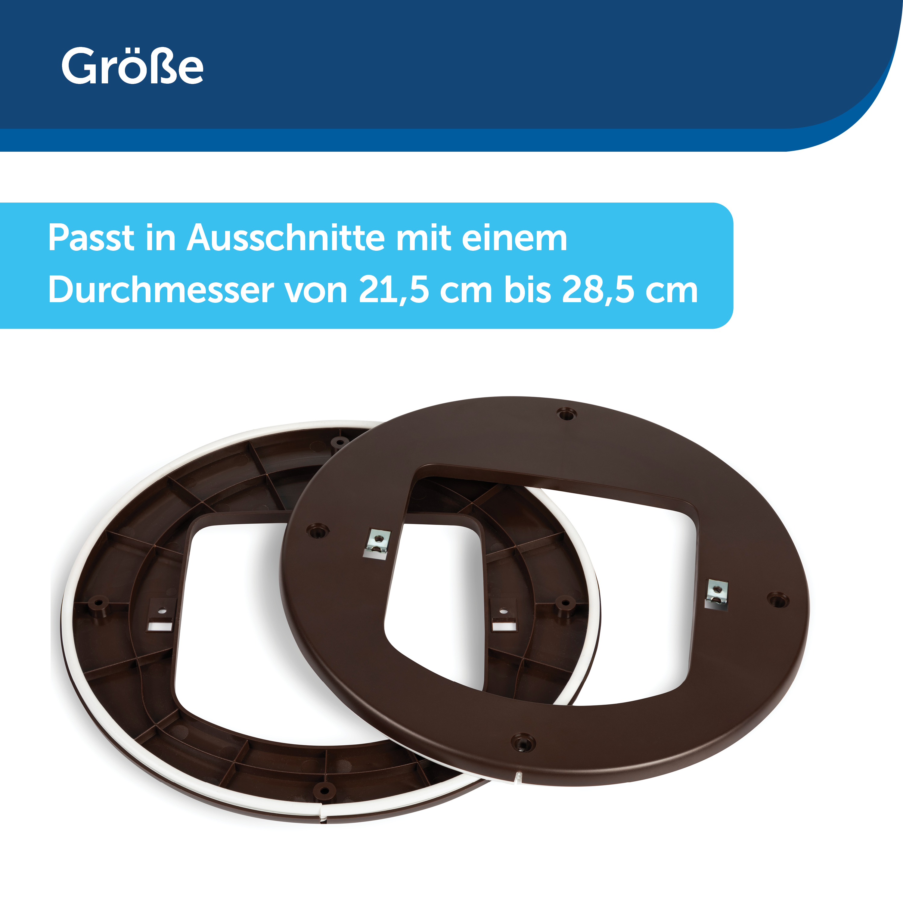 PetSafe Klappen & Türen PetSafe Einbauadapter für Mikrochip Katzenklappe braun