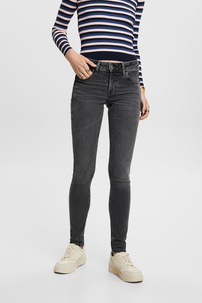 Skinny Jeans mit mittlerer Bundhöhe