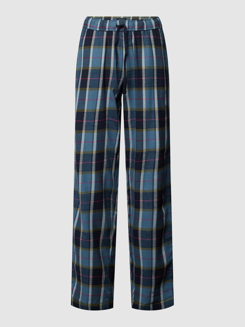Pyjama-Hose mit Streifenmuster in blau