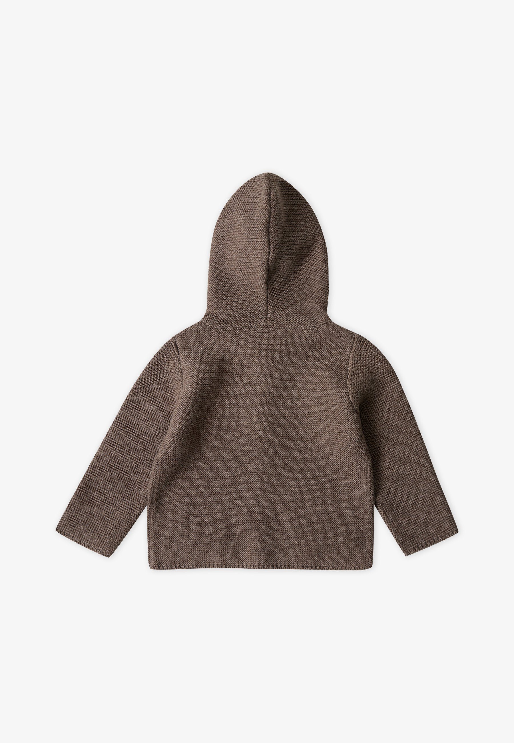 Stellou & friends Kapuzenstrickjacke Strick-Cardigan mit Kapuze