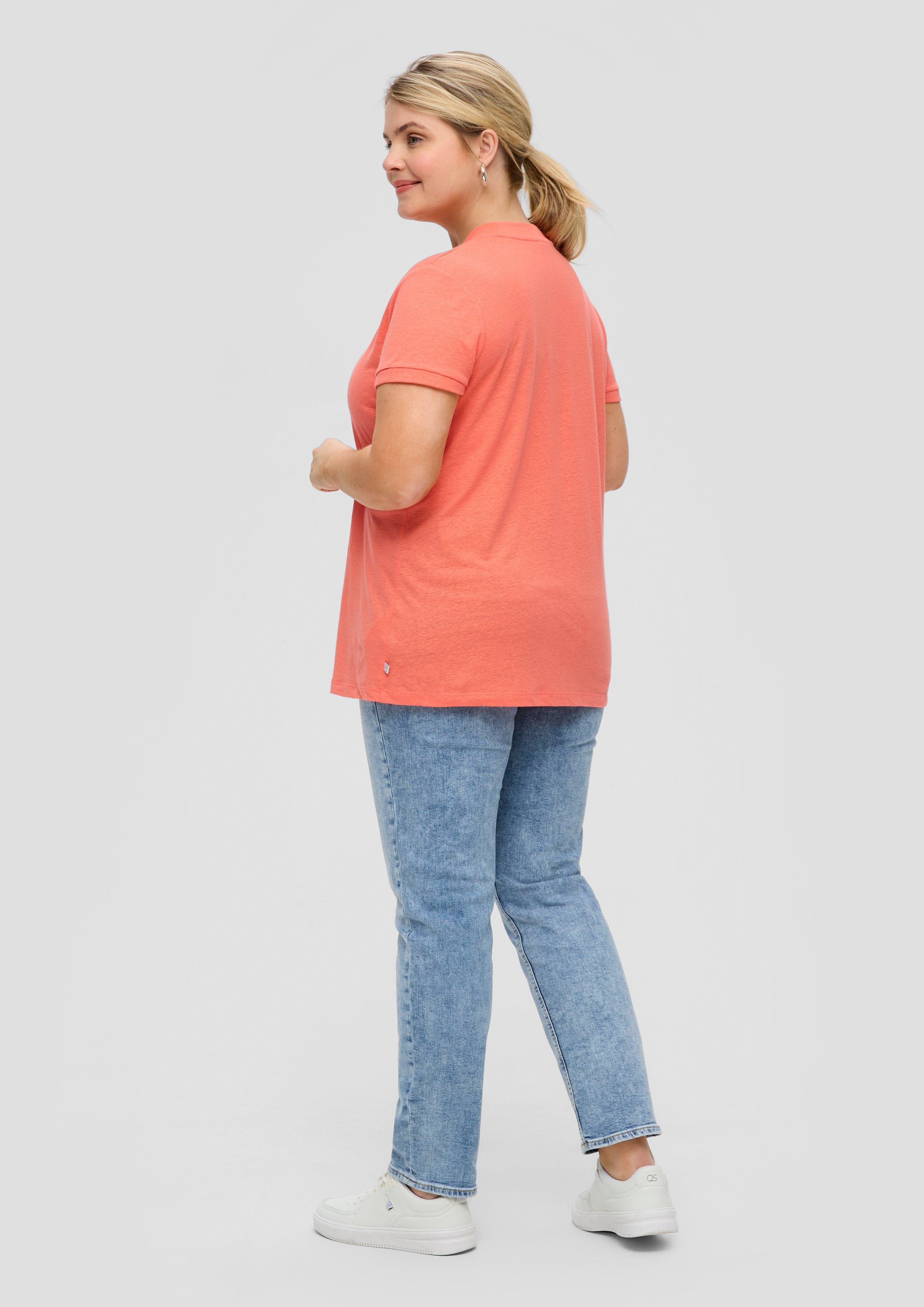 T-Shirt aus Leinenmix  2151440-2347