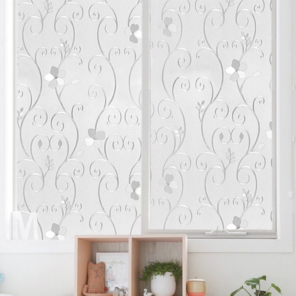 Fensterfolie Fensterfolie Blickdicht Selbsthaftend, Sichtschutzfolie Fenster, LETGOSPT