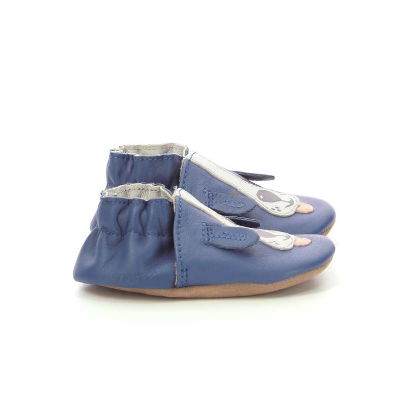 Chaussons cuir tannage vegetal Sweety Dog