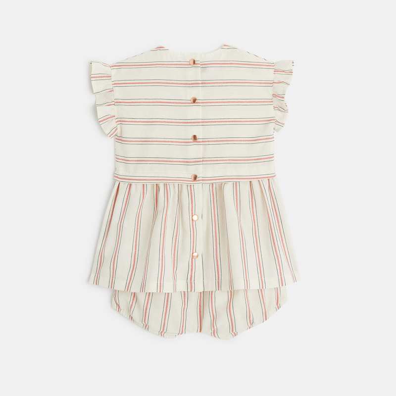 Robe bébé fille à rayures Absorba