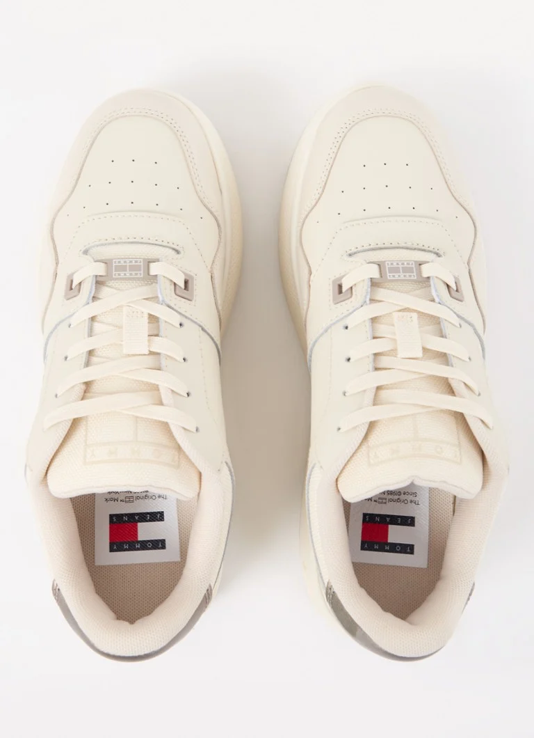 Teniși cu platformă din piele Tommy Hilfiger