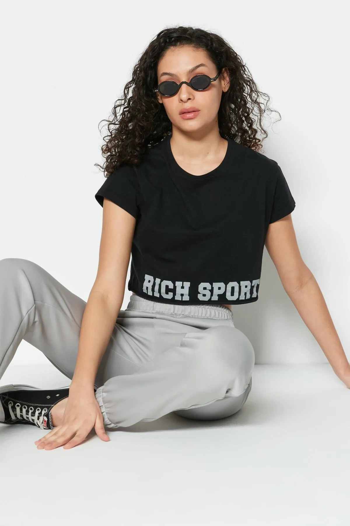 C&City  Basic Jogger-Jogginghose 802 Grau