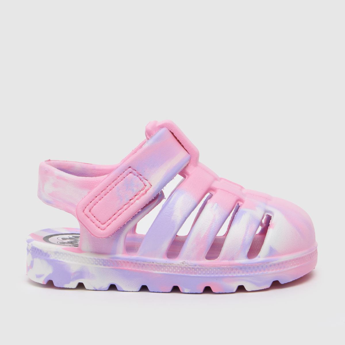 JUJU JELLIES rosa multifärgade cherub-sandaler för småbarn