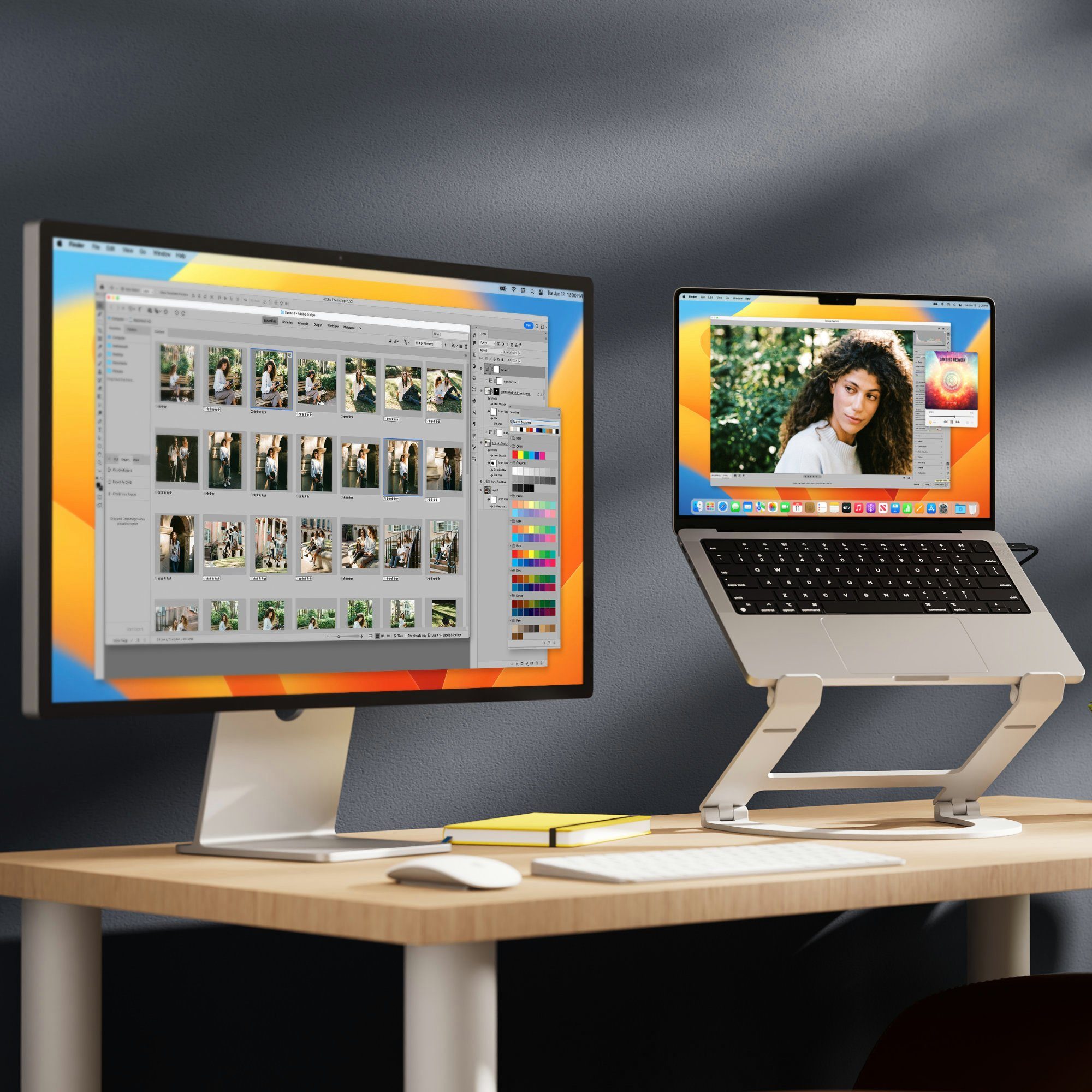 Twelve South Curve Flex - justierbarer Aluminum Stand für MacBook, Notebooks Laptop-Ständer, (Universal bis 22 Zoll)