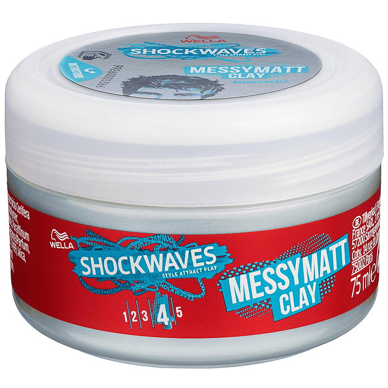 Wella Hårvoks 75 ml Wella Shockwaves messy mat