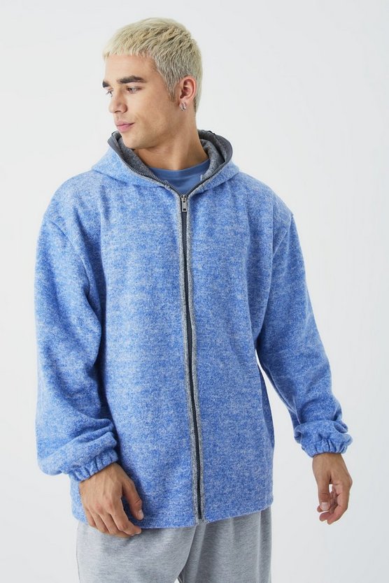 Oversize Hoodie mit Reißverschluss