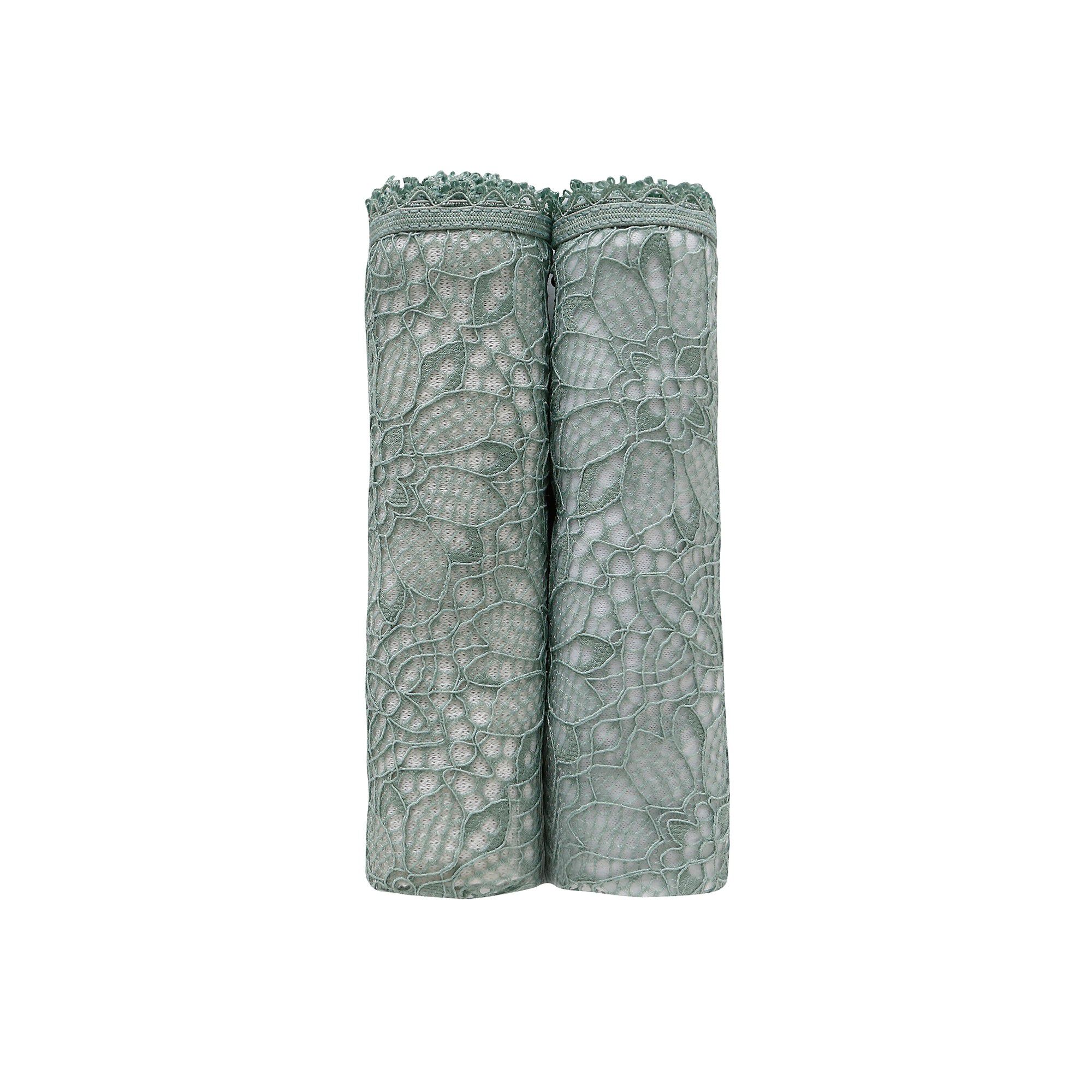 Culotte forme midi microfibre et dentelle stretch