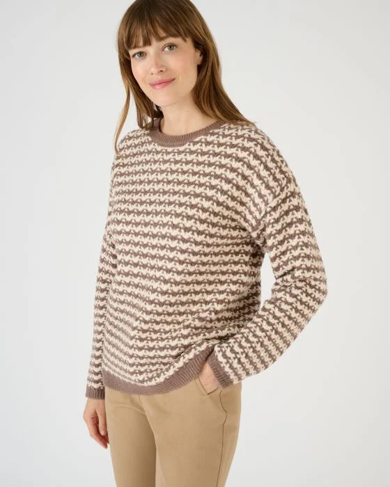 Pull maille bicolore Thermolactyl