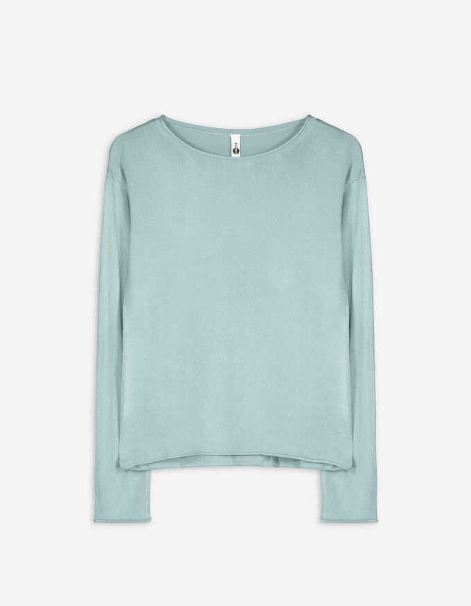 Strickpullover - Gerollte Abschlüsse