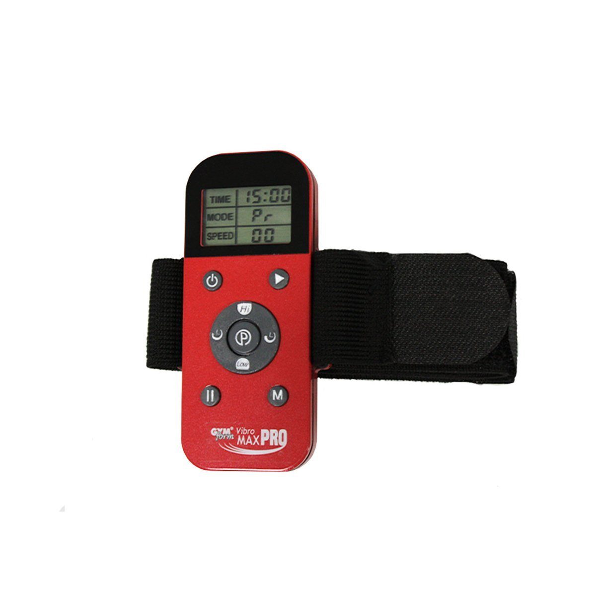 Gymform® Vibrationsplatte VibroMax PRO Trainingsplatte, 200,00 W, 99 Intensitätsstufen, (4 tlg), 10 Programme, inkl. Trainingsbänder und Fernbedienung