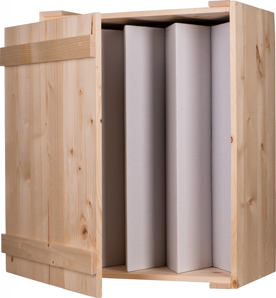 WEIN & CO Holzkiste 6er
