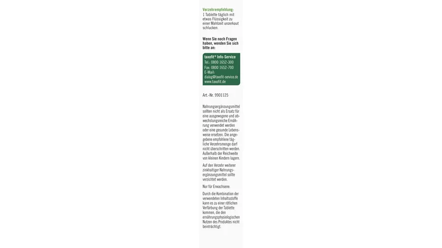 TAXOFIT Zink und Histidin Depot 40 DR
