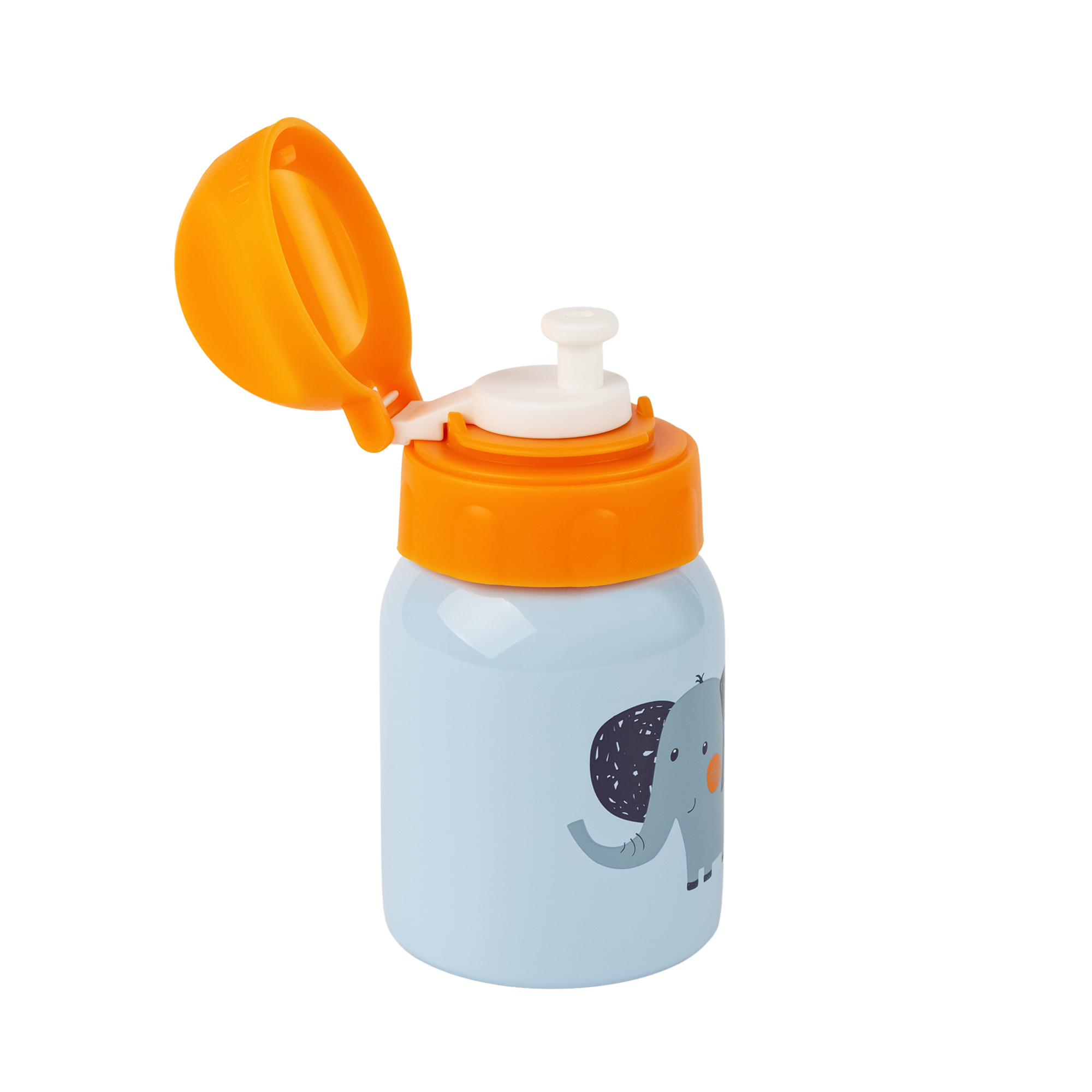 Kinder Set Edelstahl-Trinkflasche und Brotbox Elefant