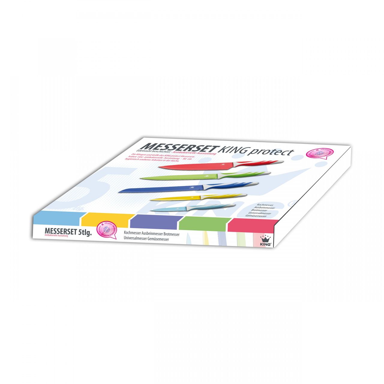 KING Messerset BUNT · 5 tlg.