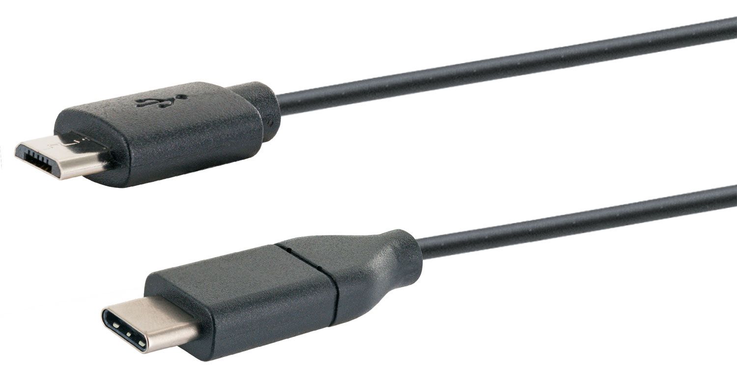 Schwaiger USB-C - Micro-USB Adapterkabel