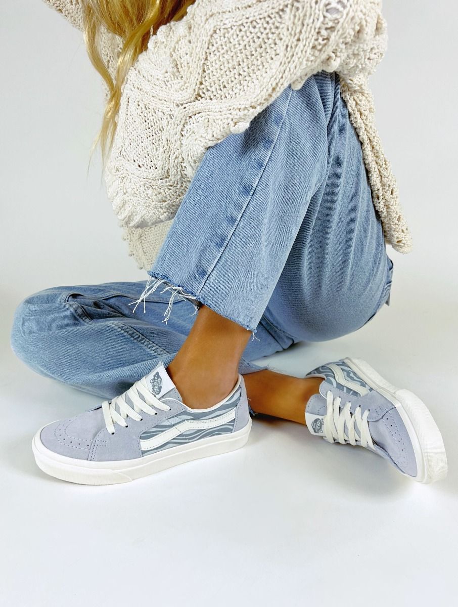Vans  SK8-LOW TONAL STRIPES - Lilas
