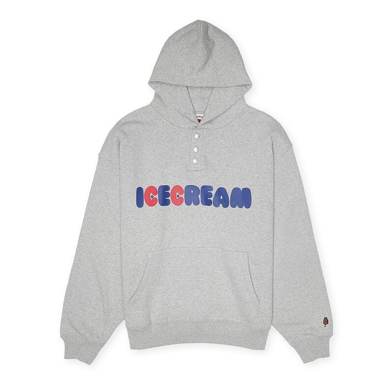 ICECREAM Donut Hoodie heather grey